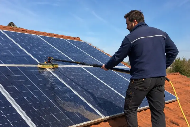 Nettoyage et entretien de panneaux solaires à Saint-Didier-au-Mont-d'Or