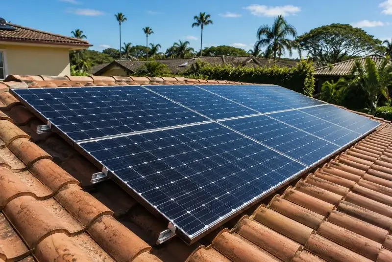 Installation de panneaux solaires à Saint-Didier-au-Mont-d'Or